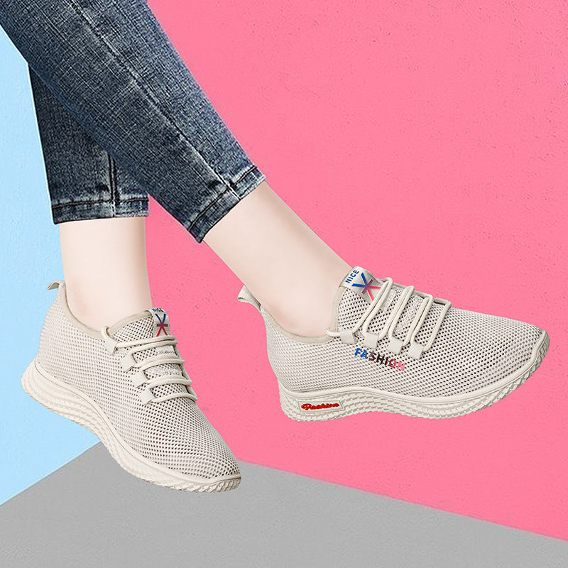 Damen Atmungsaktive Freizeitsneaker mit flexibler Sohle und modischem Mesh-Obermaterial R&B