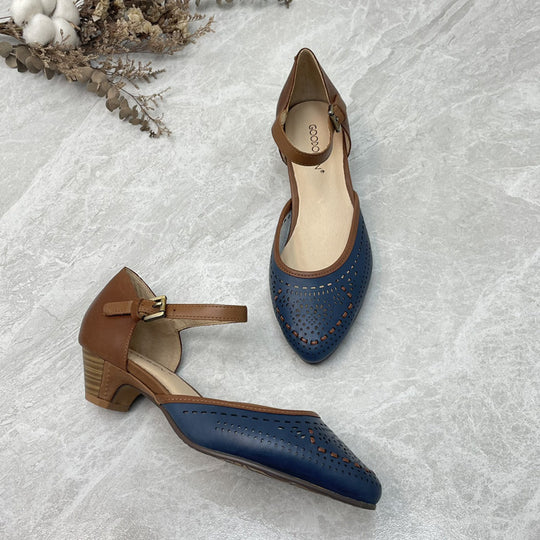 Damen Ballerinas mit verstellbarem Riemen und luftdurchlässigem Obermaterial R&B