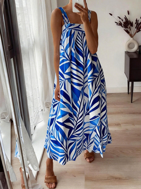 Damen Maxikleid mit floralem Muster und luftiger Passform R&B
