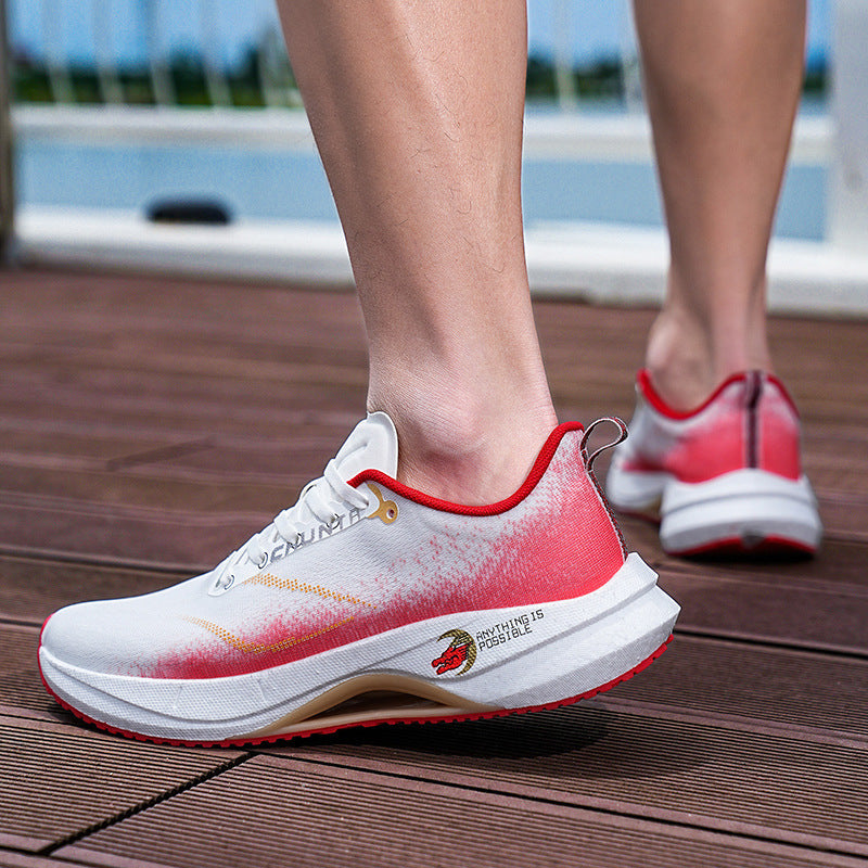 Damen Sportliche Laufschuhe mit atmungsaktiver Mesh-Oberfläche und reaktionsfreudiger Dämpfung R&B