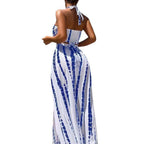 Damen Maxikleid mit verführerischen Cut-Out-Details R&B
