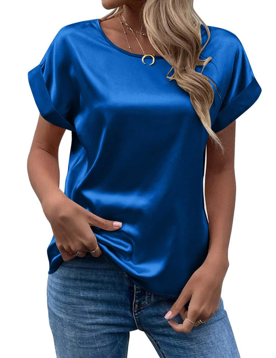 Damen Satinbluse R&B