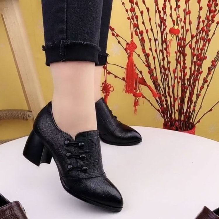 Damen Elegante Stiefeletten mit modischem Schnürdesign und komfortablem Blockabsatz R&B