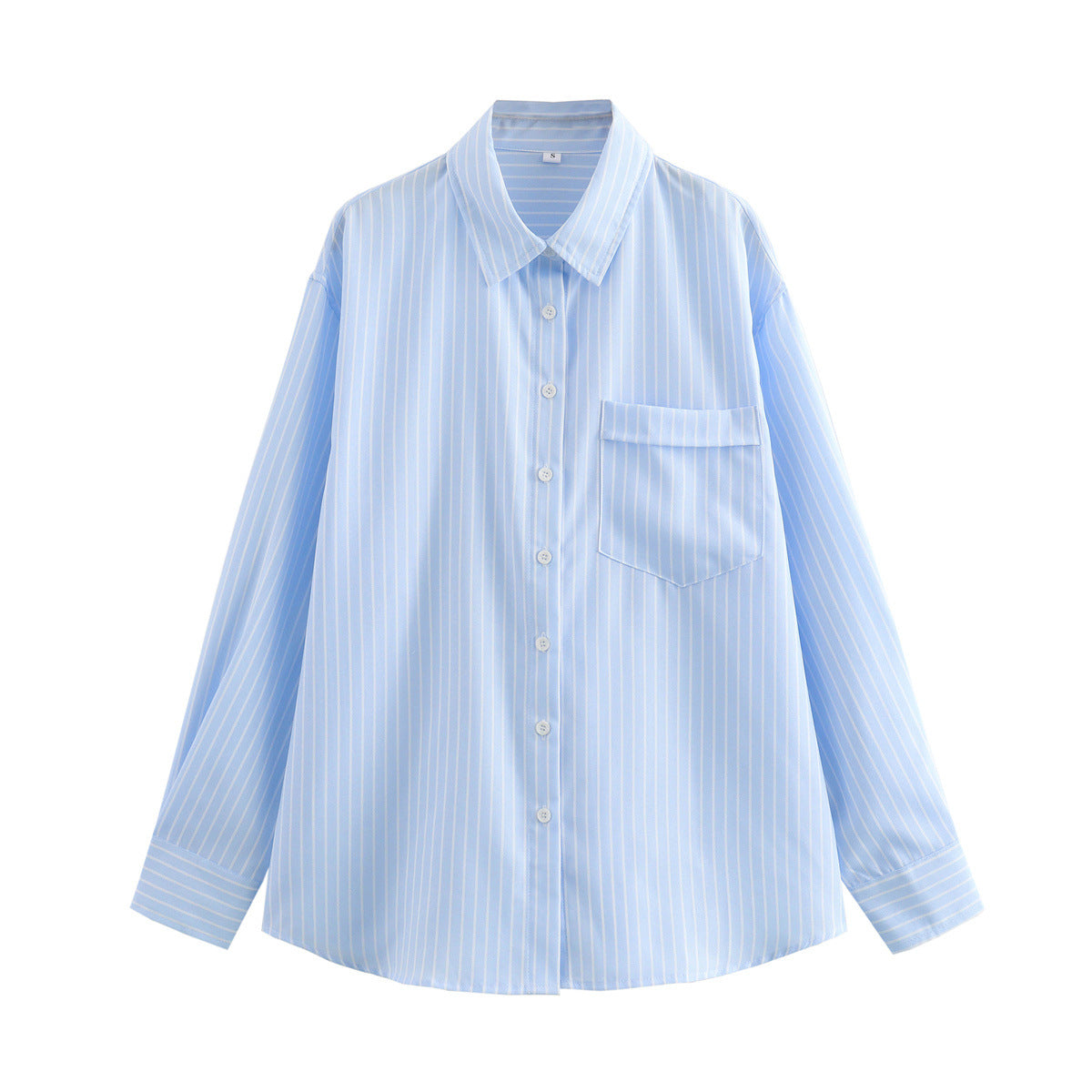 Damen Elegante und lässige Bluse mit feinen Streifen