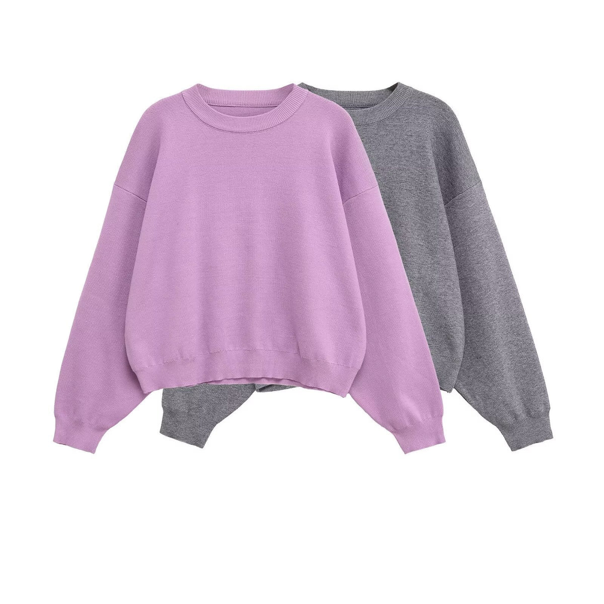 Damen Oversized Sweatshirt mit lässigem Schnitt und langlR&Bigem Material R&B