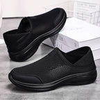 Damen Atmungsaktive Slip-On Freizeitschuhe mit elastischem Mesh-Obermaterial R&B