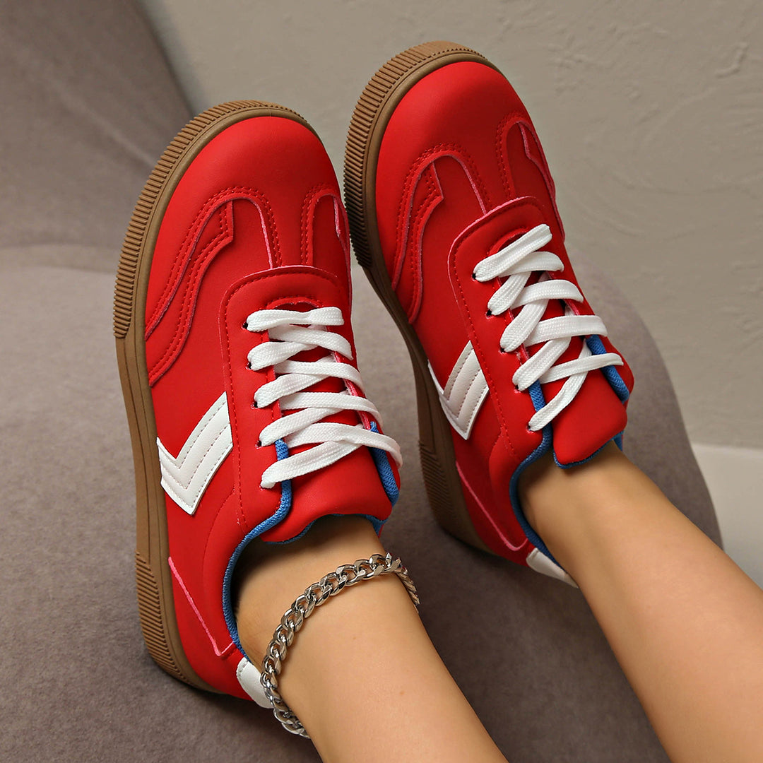 Damen Bequeme Freizeitsneaker mit trendigem Obermaterial R&B