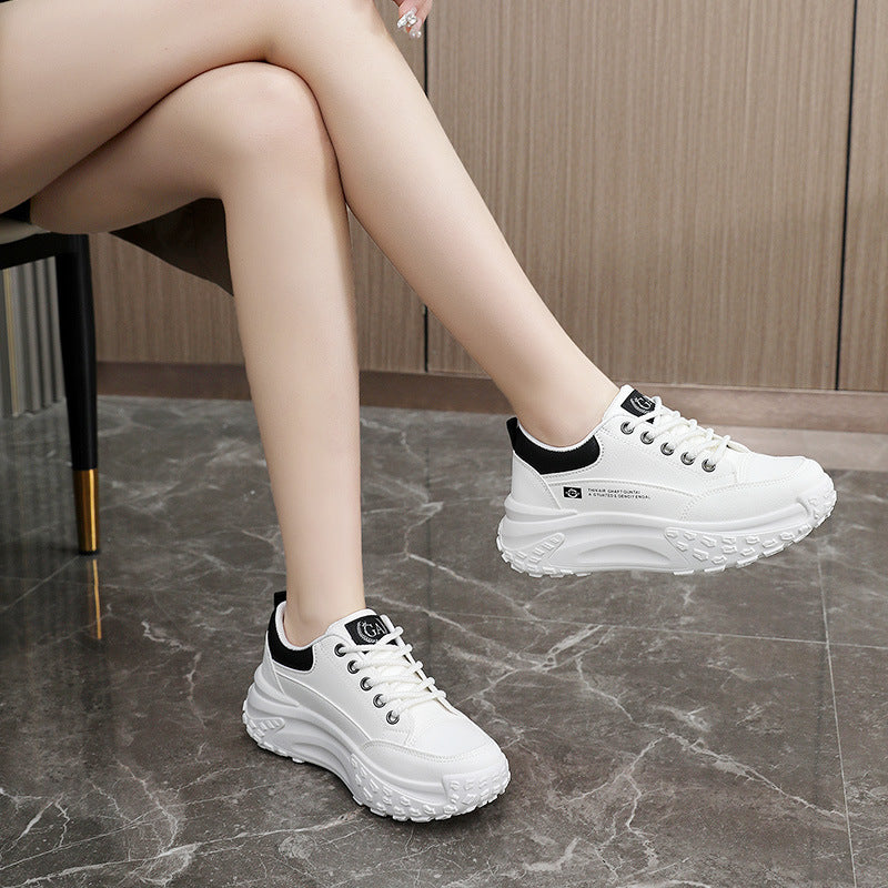 Damen modische Chunky Sneakers mit gepolsterter Sohle und stoßdämpfendem Design R&B