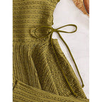 Damen Tankini-Set mit verstellbaren Trägern und elegantem Wickeldetail R&B
