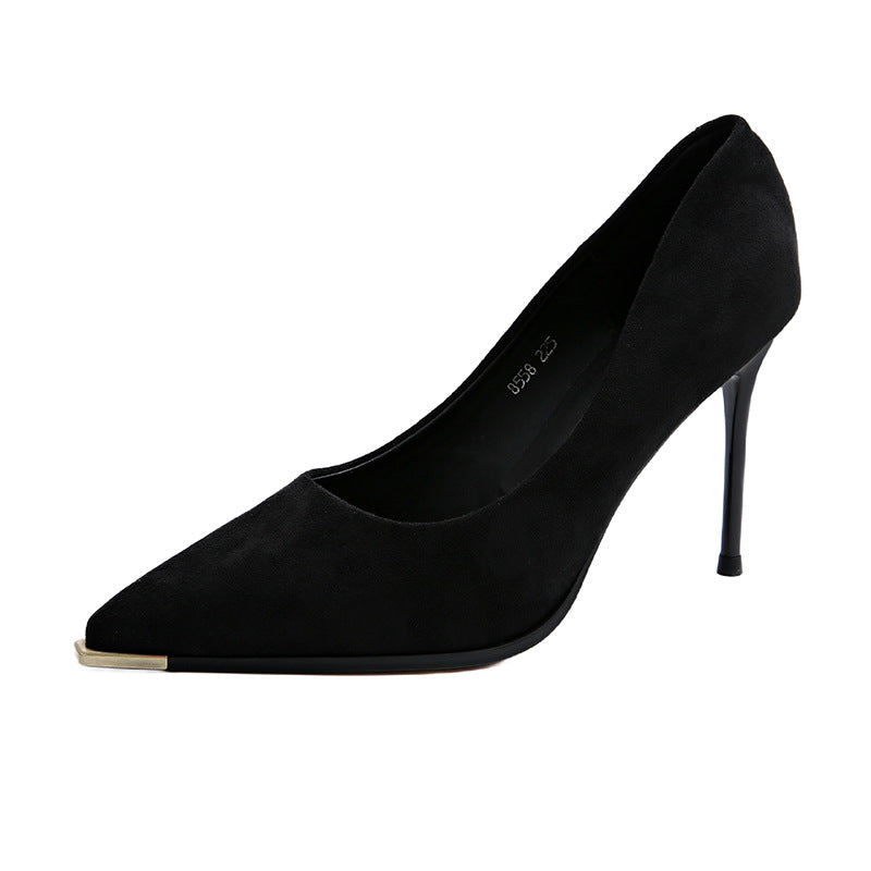 Damen Filigrane Stiletto-Pumps mit spitzem Zehenbereich und elegantem Detail R&B