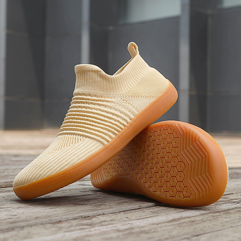 Damen Sportliche Slip-On Sneakers mit flexiblem Obermaterial