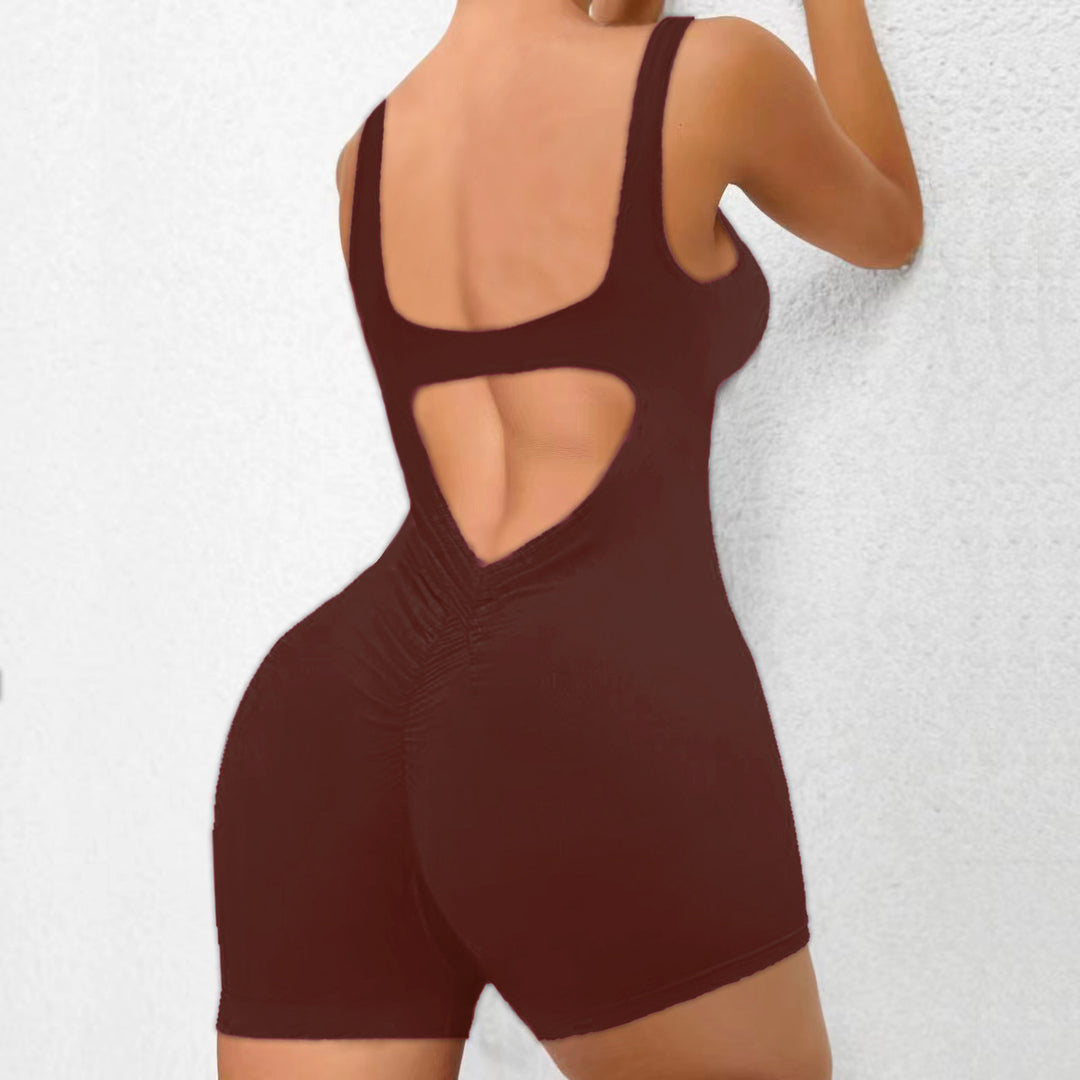 Damen Sportanzug mit offenem Rücken R&B