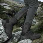 Herren robuste Wanderschuhe mit hohem Knöchelschutz und rutschfester Sohle R&B