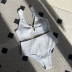 Damen Hochgeschnittener Bikini mit modischem Design R&B