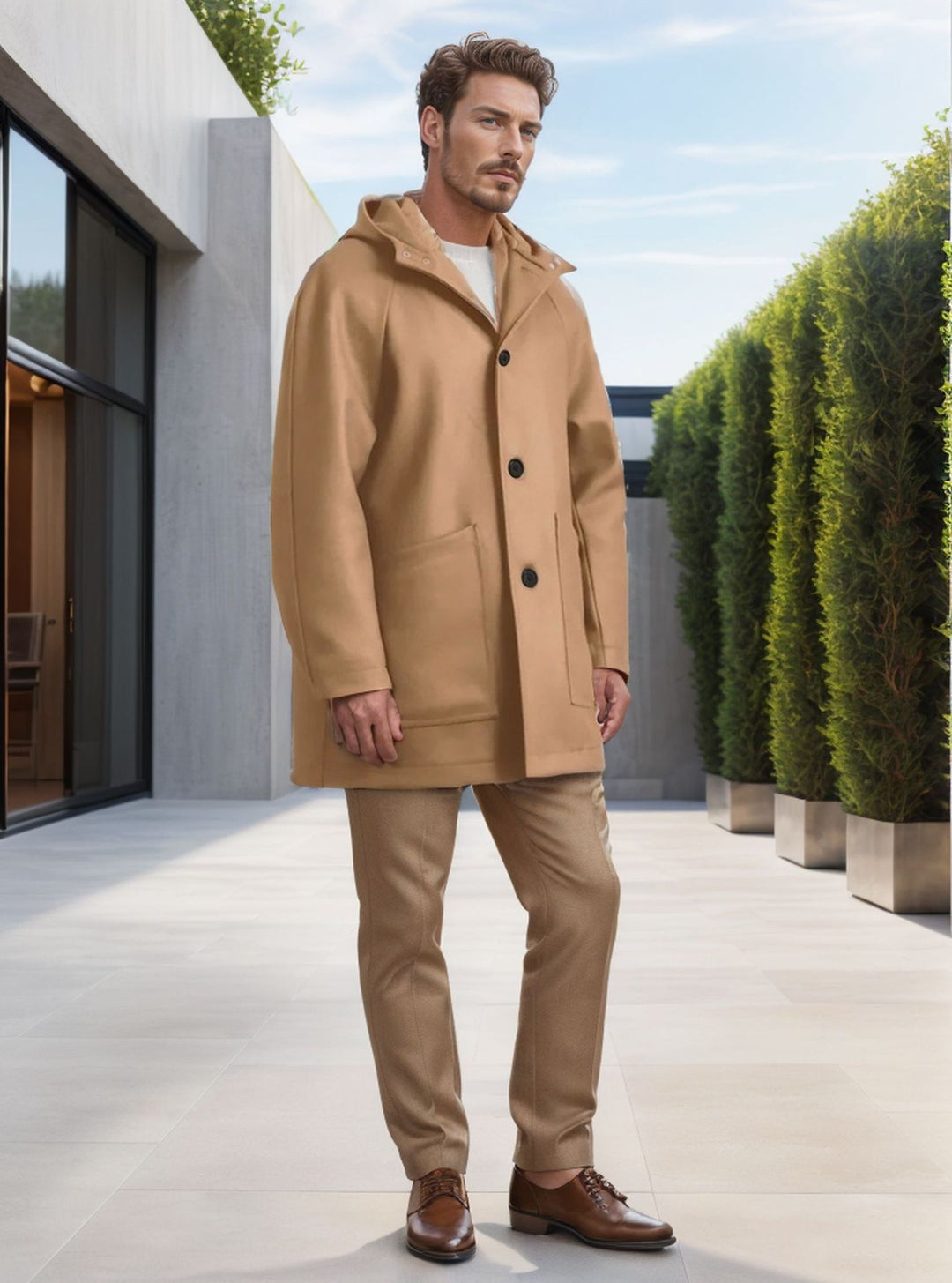 Herren Outdoor-Mantel R&B