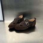 Damen elegante Loafers mit modischem Schnallenverschluss R&B