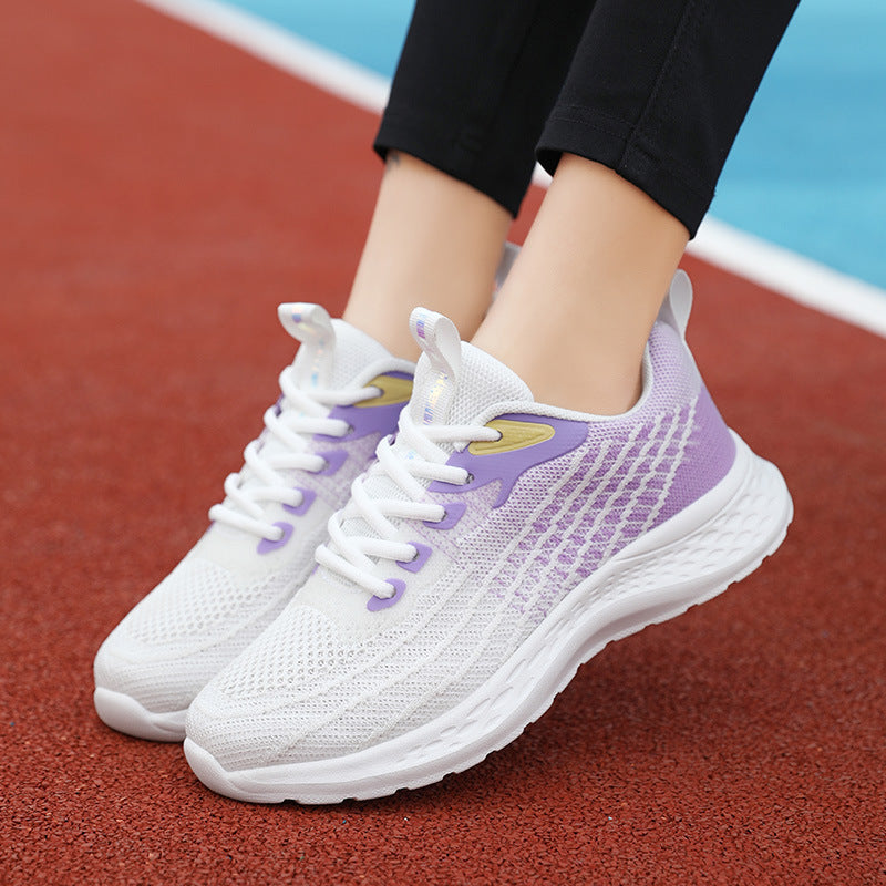 Damen Sportliche Lauf-Sneaker mit atmungsaktivem Mesh und dämpfender Sohle