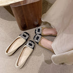 Damen Elegante Ballerinas mit funkelndem Schmuckdetail R&B