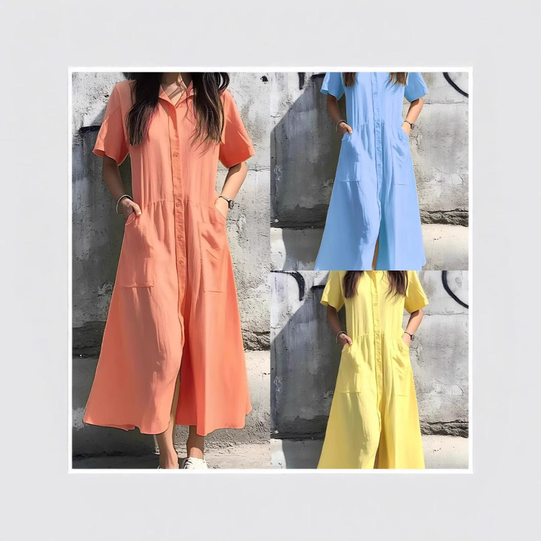 Damen Sommerkleid im lockeren Schnitt R&B