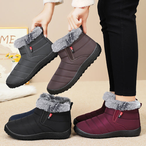 Damen Isolierte Winterstiefel mit rutschfester Sohle und kuscheligem Innenfutter R&B