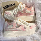 Damen Komfortable Chunky Sneakers mit atmungsaktivem Obermaterial und weicher Dämpfung R&B
