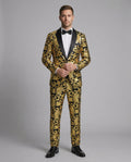 Herren glamouröses Pailletten-Anzugset R&B
