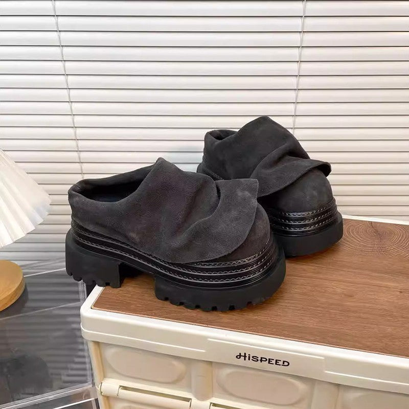 Damen Komfortable Clogs mit modischer Überlappung