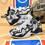 Damen Hochleistungs-Basketball-Sneaker mit atmungsaktivem Mesh-Obermaterial und rutschfester Sohle R&B