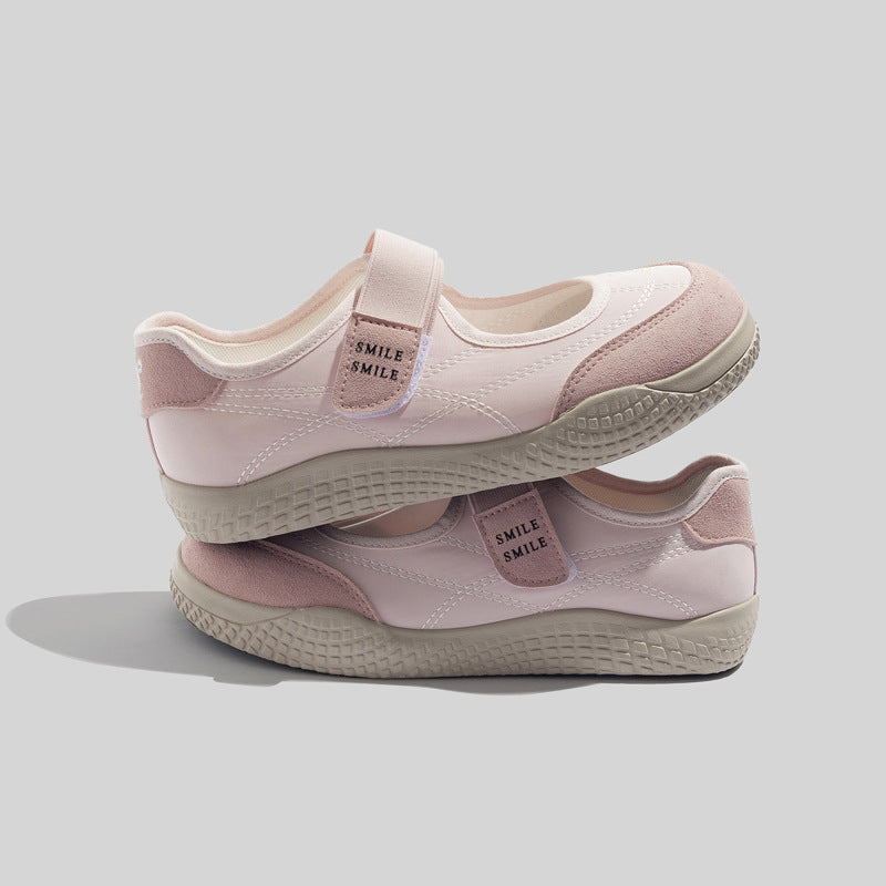 Damen Modische Freizeit-Schuhe mit Klettverschluss und ergonomischer Sohle