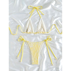 Damen Triangel-Bikini mit edlem Spitze-Design
