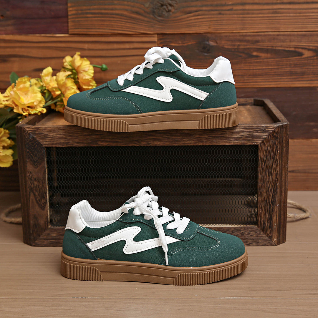 Damen Sportliche Sneakers mit innovativer Farbkombination R&B