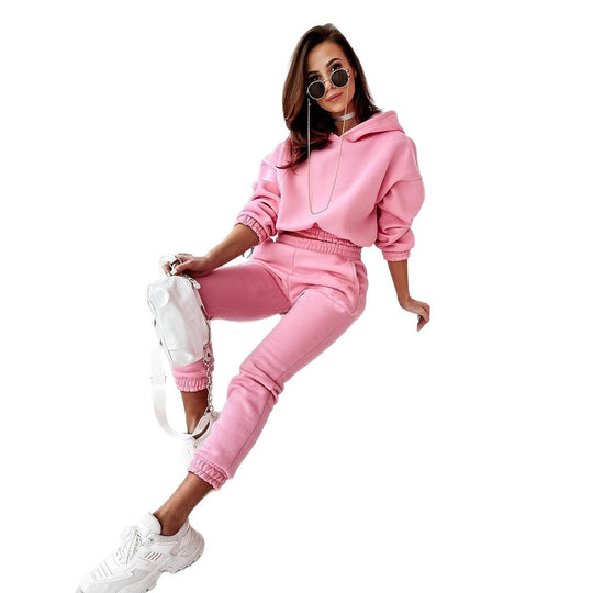 Damen Jogginganzug mit modernem Schnitt und lässigem Hoodie-Stil R&B