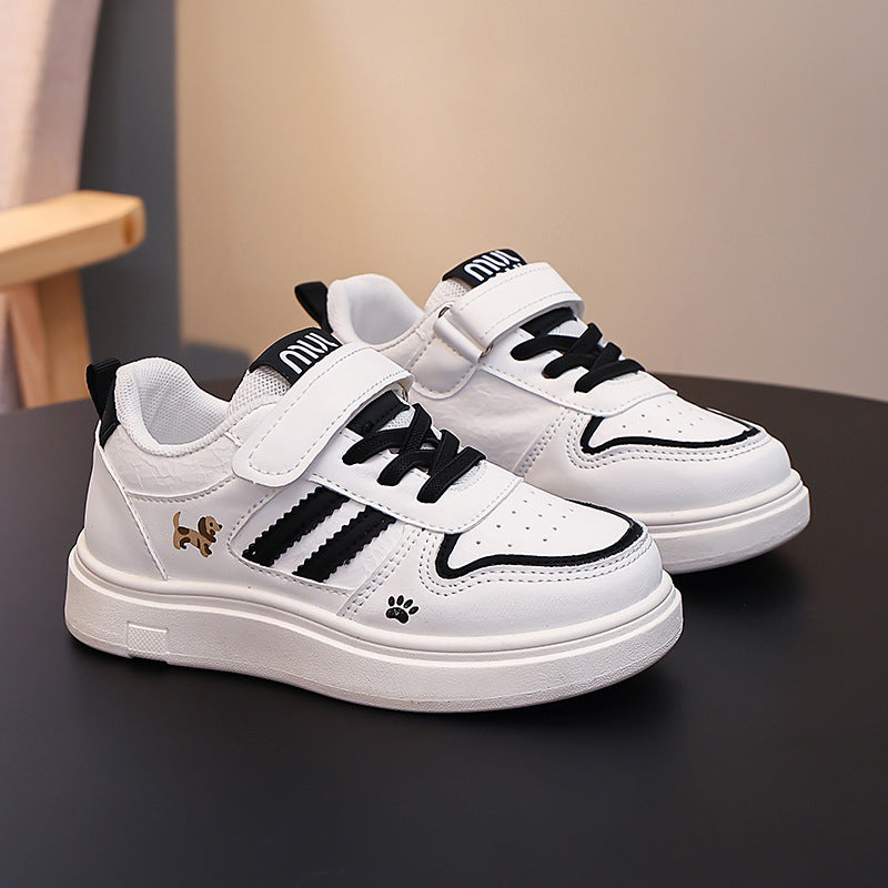 Damen Sneaker mit praktischem Klettverschluss und niedlichem Tiermotiv