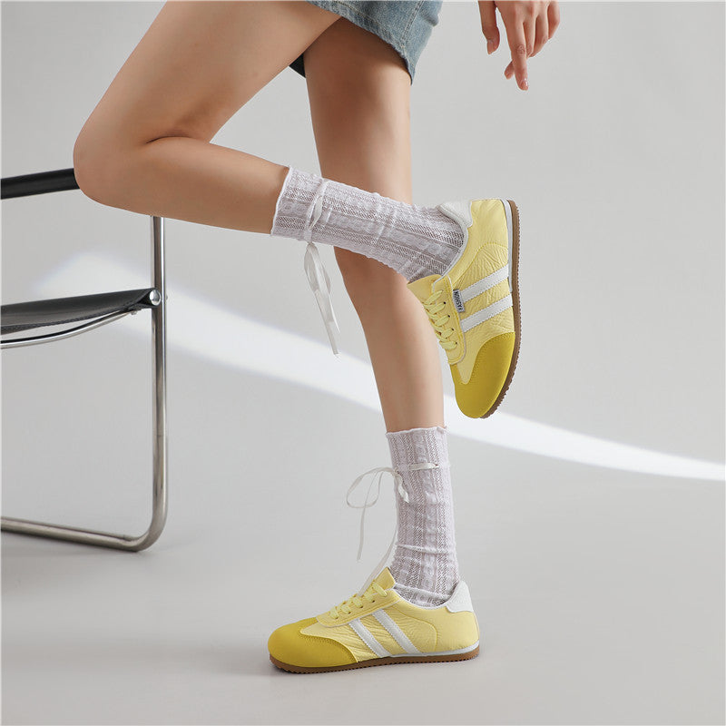 Damen Sneakers mit flexiblem Obermaterial und rutschfester Sohle R&B