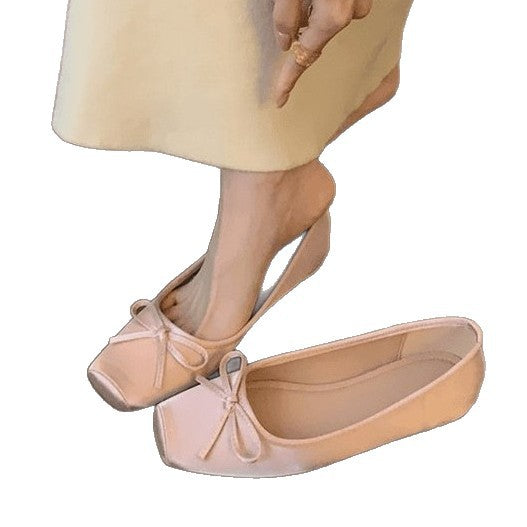 Damen elegante Slipper mit dezentem Schleifenelement und hohem Komfort R&B