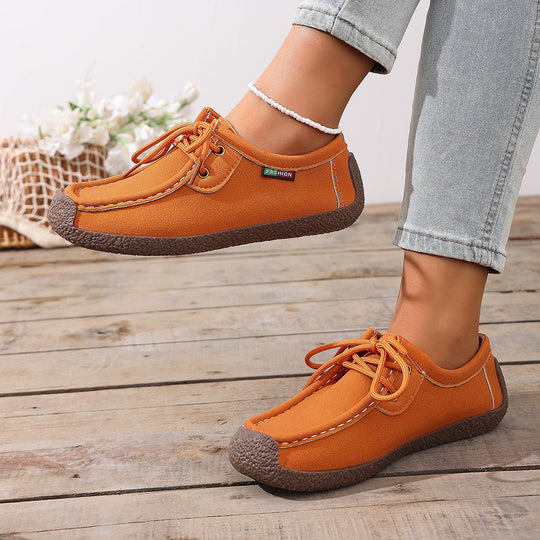 Damen Freizeit-Schuhe im lässigen Slipper-Stil mit bequemer Sohle R&B