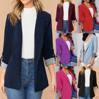 Damen Eleganter und stilvoller Blazer mit Streifenmuster R&B