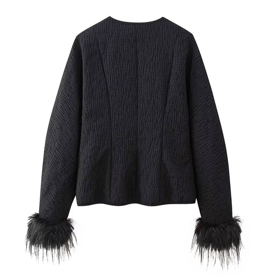 Damen modische Jacke mit einzigartigen Ärmeln R&B