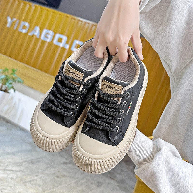 Damen Sneakers mit rutschfester Sohle und extra dicker Profilsohle R&B