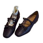 Damen elegante Ballerinas mit modischem Schleifenakzent und komfortablem Fußbett R&B