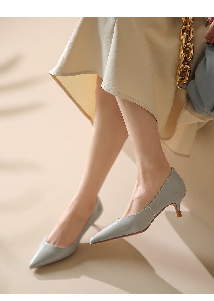 Damen elegante Slingback Pumps mit stilvollem Absatz R&B