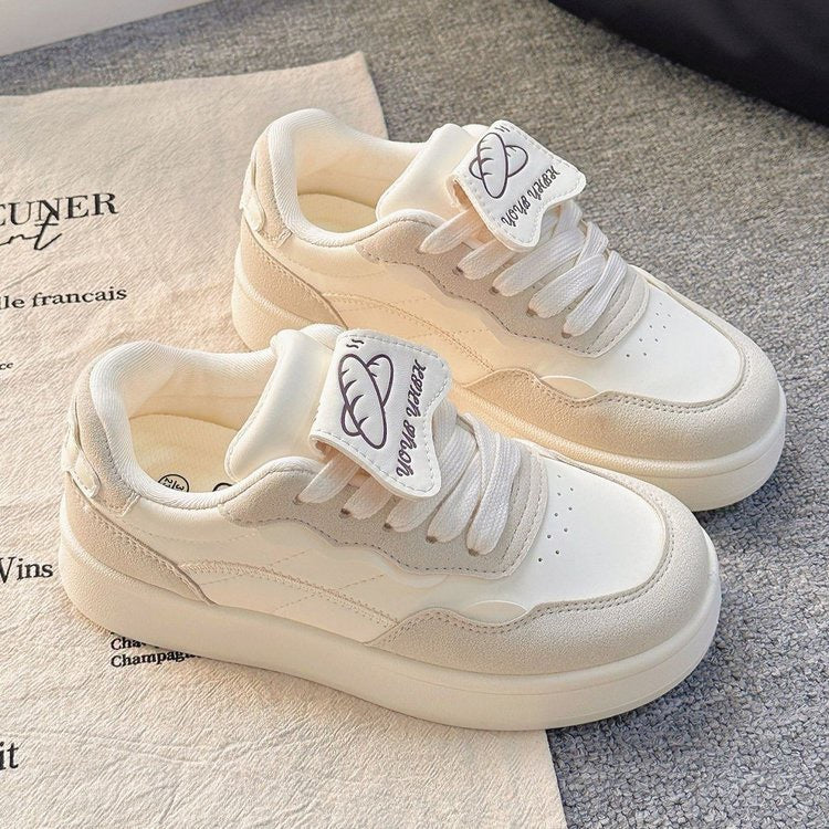 Damen Modische Sneaker mit luxuriösem Leder-Obermaterial R&B