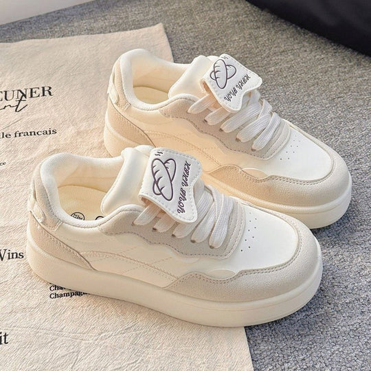 Damen Modische Sneaker mit luxuriösem Leder-Obermaterial R&B