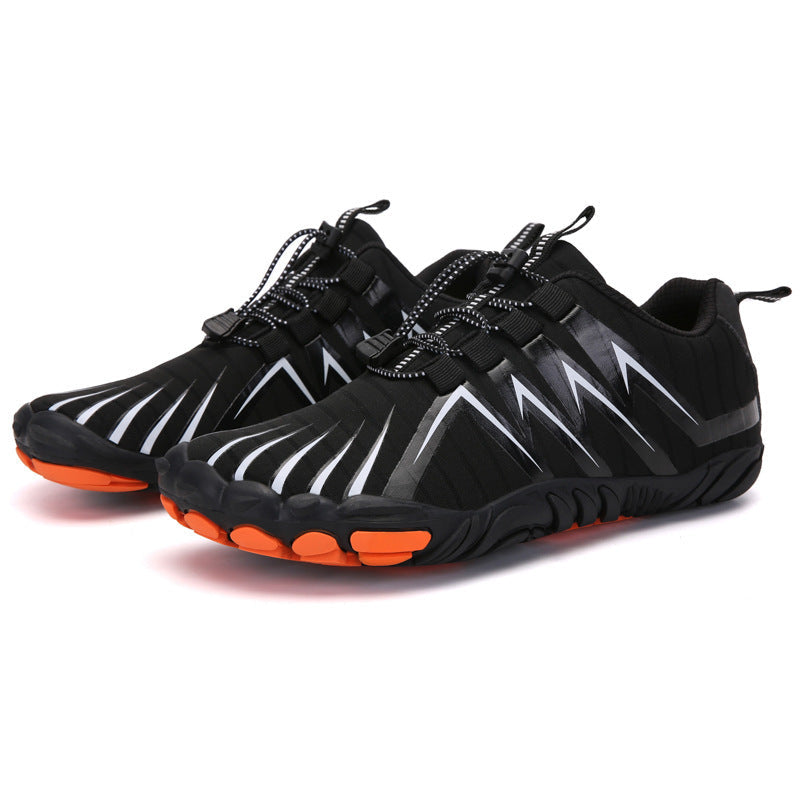 Damen nan elastischer Aquasport-Schuh mit Schnellzugverschluss, rutschfester Gummisohle und flexiblem Zehenschutz R&B