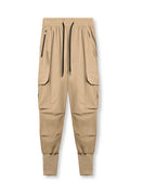 Damen Cargo-Hose mit praktischen Reißverschlusstaschen und elastischem Bund R&B