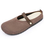 Damen Gemütliche Slip-On Clogs mit atmungsaktivem Netzoberteil und flexiblem Fußbett