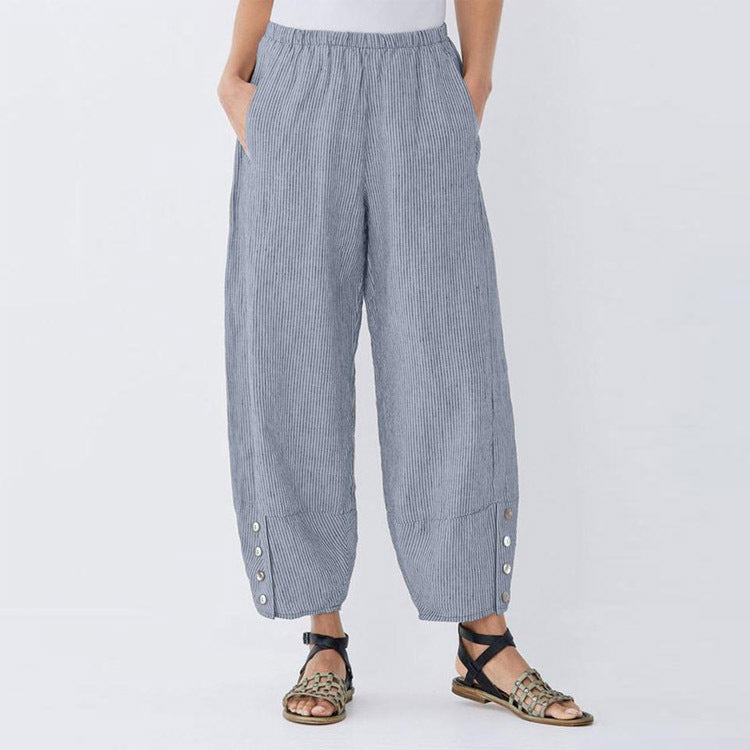 Damen lässige Hochwasserhose R&B