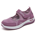 Damen Atmungsaktive Freizeit-Schuhe mit verstellbarem Klettverschluss R&B