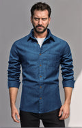 Herren Denim Hemd