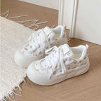 Damen Sneakers mit verspieltem Design und bequemer Dämpfung